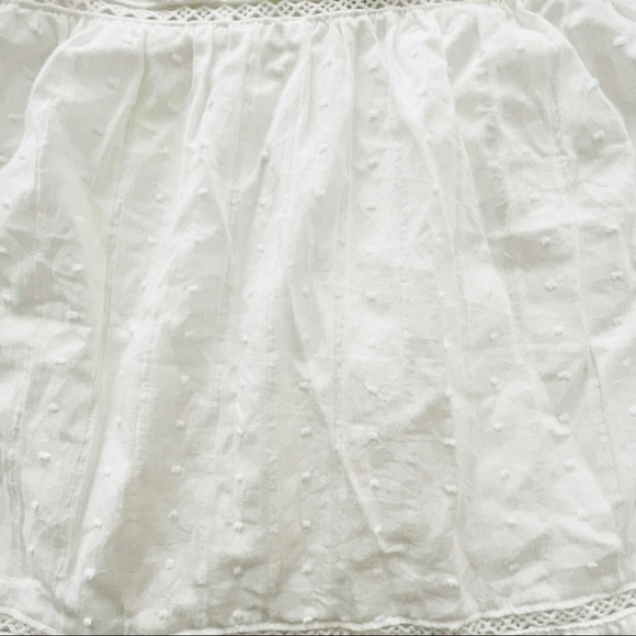 NWOT Lulus Everyday Angel White Sleeveless Swiss Dot Lace Mini Dress Small - Picture 5 of 8